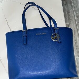 Michael Kors Blue Tote Bag